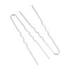 Base de grampo de cabelo em forma de U ultrafina, grampo de cabelo ondulado, acessórios para penteado DIY antigo em estoque 1,2 * 70mm