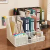 Porta-arquivos de mesa de escritório, porta-arquivos de metal, prateleira de armazenamento, prateleira de armazenamento e organização de documentos de escritório, multifuncional