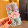 Nueva banda elástica para el cabello para niños, buena banda elástica coreana de alta elasticidad, color caramelo, cuerda para la cabeza, banda de goma para el cabello para niñas.