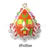 2025 Nuevo Papá Noel Árbol de Navidad Globo de Película de Aluminio Muñeco de Nieve Año Nuevo Decoración de Fiesta Navideña Globo de Papel de Aluminio