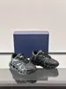 Estación Europea Zapatos Casuales Transpirables de Malla Empalmada de Cuero Genuino Nuevo, Zapatos de Cuadros Multiusos de Moda con Suela Gruesa para Hombre Papá