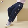 Pantalones de chándal casuales de otoño para niñas Hello Kitty 2025 Nuevo estilo occidental de primavera y otoño Ropa deportiva para niños medianos y grandes