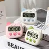 Reloj Despertador Luminoso de Dibujos Animados Creativos para Niños, Simple y Elegante, Multifuncional para Dormitorio Mesita de Noche Snooze Reloj Electrónico Venta al por Mayor