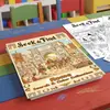 Novo produto transfronteiriço: 10 folhas/pacote de livros de colorir com tema da Roma Antiga, papel de colorir divertido desenhado à mão