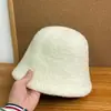 Chapéu de pescador liso de lã de cordeiro outono e inverno rosto pequena luminária de mesa chapéu meninas japonês rosto liso chapéu de bacia quente