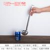 Concha de suco de aço inoxidável espessada, colher de medição integrada, concha de sopa, colher de medição para assar, colher de chá de leite, colher de oz, tampa de leite, colher com gancho