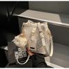 Bolso Pequeño Transfronterizo de Primavera y Verano para Mujer 2025 Nuevo Bolso Versátil de Hombro Cruzado Estilo Caliente de Color Contrastante Popular de Este Año Bolso Balde