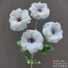 Flores Artificiais Azuis para Casamento Flores Falsas de Teto Decoração de Casamento Parede de Flores Arranjo de Flores de Chão para Casamento Materiais para Arranjo de Flores de Seda