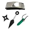 Mercancía de Anime de Ninja en Stock: Combo de Arma, Guantes y Cinta para la Cabeza, Combo de Set de Máscaras Ninja Kakashi