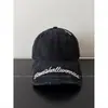 Gorra de béisbol estilo americano con estampado de leopardo y bordado de letras, diseño rasgado estilo callejero, versátil y favorecedora, gorra de moda unisex