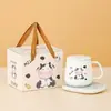 Taza de Cerámica Taza de Agua Caja de Regalo Práctica Taza Cálida de Temperatura Constante para Negocios Taza de Café Regalo Pequeño de Cumpleaños Lote de Logotipo Personalizado