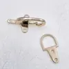 Venda Direta de Fábrica de Fivelas de Avião de Metal, Mosquetões, Ganchos de Liga para Jaquetas de Pluma, Acessórios de Bolsa de Bronze Vintage