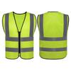 Colete Refletivo Respirável de Malha para Coração Condução Saneamento Serviço Tráfego Ciclismo Construção Roupa Refletiva Logotipo Personalizado