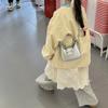 Bolso de Mano para Niños con Lazo Bolso de Axila Niche de Estilo Coreano de Moda Trendy Nuevo para Mujeres 2024 Estilo Bolso Cruzado