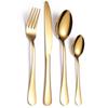 Vajilla de acero inoxidable serie 1010 de Amazon, juego de regalo de cuatro piezas, cuchillo, tenedor y cuchara para carne occidental portátil para hotel