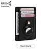 Nuevo Transfronterizo RFID Antirrobo Cepillo Estuche para Tarjetas Apple Tracker Antiperdida Posicionamiento Estuche Protector Ligero Portátil Monedero