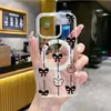 Linha de Venda Quente Transfronteiriça Desenho Gatinho Laço Capa de Celular Iphone17Promax Apple 15P Capa de Celular Magnética