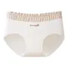 Pantaletas de algodón floral para mujer, longitud extendida, entrepierna de algodón puro, 10A antibacterianas, transpirables, estilo pastoral, puras y deseables, para niñas y estudiantes, bikini