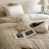 Juego de Cama de Terciopelo de Leche Otoño e Invierno Juego de Cuatro Piezas Funda de Edredón Gruesa de Terciopelo Coral de Doble Cara Sábana de Franela Individual Juego de Tres Piezas
