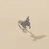 Clip para Oreja Sin Perforar para Mujer, Mariposa Pequeña y Linda de Circonita Pendientes Elegantes de Bobina de Mosquito Nicho Fresco Ins Pendientes para Mujer