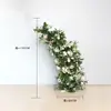 Arco de decoração de casamento fundo de flores estilo floral pastoral janela de fotografia fundo de atividade cerimônia flor artificial flor falsa