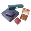Precio Negociable, Caja de Joyería de Piel PU Dorada de Alta Gama, Caja para Collares, Caja de Empaque para Joyería, Caja para Anillos y Pulseras, Empaque de Joyería