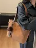 Transfronterizo 2025 Nuevo Invierno Retro Versátil Bolso de Viaje para el Trabajo Bolso de Mano Estilo Coreano para Mujer Bolso Tote de Hombro de Gran Capacidad