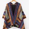Xale de tricô quente com bolso para outono e inverno, comércio exterior, em estoque, atacado, xale étnico, Amazon AliExpress, xale feminino