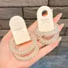 Paquete de 2 Gomas para el Cabello Transparentes Esmeriladas tipo Cable de Teléfono, Cuerdas para el Cabello Sencillas Brillantes de Colores Dulces Estilo Coreano Nuevas, Accesorios para el Cabello de Moda y Minimalistas