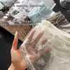 Bragas de Encaje para Chica Puramente Sexy, Entrepierna Antibacteriana de Seda para Mujer, Malla Transpirable que Cubre las Caderas, Braguitas de Cintura Media para Mujer