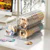 Caixa de Armazenamento Barji Transparente para Pet Caixa de Armazenamento para Mesa de Computador Organizador de Cosméticos Cesta para Lanches Caixa de Utilidades para Casa Cozinha