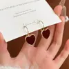 Set de Pendientes Otoño e Invierno Pendientes Retro Maillard Piedra Ojo de Tigre Pendientes Versátiles Personalizados Pendientes de Ámbar para Mujer