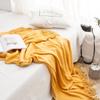 Manta de lã com borlas nórdicas manta de cor sólida manta de sofá manta de tricô manta de cama ar condicionado manta de escritório manta de caxemira