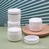 Botella de Crema con Borde Plateado 50g, Tarro de Crema con Borde Dorado, Botella de Cera para el Cabello, Tarro de Crema, Botella de Mascarilla de Barro con Tubo Recto 50g, Botella de Boca Ancha, Botella para Mascarilla