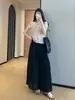 Pantalones Falda Anchos Plisados Elásticos Ligeros Transpirables de Cintura Elástica para Mujer 2026 Nuevo Estilo Pantalones Cortos