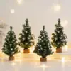 Suministros Navideños Árbol de Navidad Blanco Nieve 40cm 50cm 60cm Árbol Desnudo Copo de Nieve Venta Directa del Fabricante