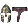 Túnica Templaria con Cinturón de Caballero Cruzado Medieval Renacentista Disfraz de Guerrero para Cosplay de Halloween