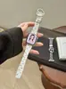 Fivela em Forma de Coração com Pulseira de Couro Adequada para Apple Watch iWatch 12ª Geração 11/10