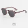 Gafas de Sol Estilo Nuevo Cx2221, Marca Grande Color Liso, Nuevo Estilo Coreano Montura Redonda, Gafas de Moda Polarizadas Retro, Protección Solar