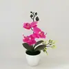 Flor Artificial Orquídea Mariposa Bonsái Decoración del Hogar Película Artificial Maceta Flor Falsa Arreglo Fotografía Planta Verde Maceta Pequeña
