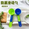Nuevo Embudo Cuchara Medidora Multifuncional Diseño Antiderrames Pico Dispensador Cuchara Deslizante Creativa para Proteína en Polvo Cuchara Antiderrames para Café y Leche en Polvo