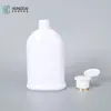 Botellas de Plástico 300ml/500ml Botellas Planas para Envases de Productos Químicos de Uso Diario, Champú, Gel de Ducha, Botellas Vacías de Líquido Antibacterial