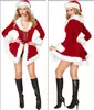 Ropa navideña transfronteriza ropa de cosplay de Papá Noel para hombres y mujeres adultos vestido de reunión anual navideña actuación