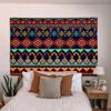 Tapiz bohemio de felpa nórdica con diseño de mandala para dormitorio, diseño de tela colgante, para mesita de noche
