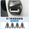 Alivio de Fuerza de Silicona Brazo Puerta de Coche Amortiguador Absorbente de Golpes Almohadilla Protectora Hebilla de Pestillo de Puerta de Coche Cubierta Protectora Almohadilla Protectora Silenciosa Cierre de Puerta Funda Anticolisión