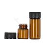 Botella pequeña de perfume de té oscuro de 2 ml, botella de aceite esencial de Taiwán de 1 ml, botella vacía de cosmético de 5 ml