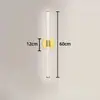 Lámpara de pared recargable de acrílico, lámpara de noche de hotel, lámpara de dormitorio, lámpara de pasillo, lámpara con frente de espejo de cristal, lámpara de pared LED sin cables