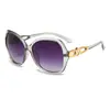 Nuevas gafas de sol para mujer, montura grande, cara fina, gafas Joker, anti-ultravioleta, para correr, puesto de gafas Jianghu, venta al por mayor, moda