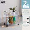 Estante multicapa para cosméticos de baño, carrito móvil, estante de almacenamiento transparente para manicura RS-500668