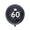 Globos de Cumpleaños de 12 Pulgadas 18 30 40 50 60 Años Suministros de Decoración para Fiestas de Cumpleaños Amazon Wish
